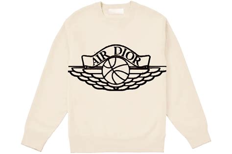 Dior x Jordan Wings Sweater Navy Men's 